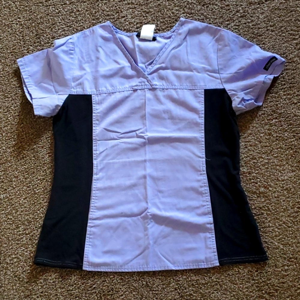 Cherokee lilac scrub shirt